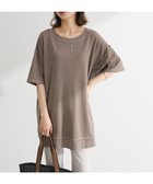 【グリーンパークス/Green Parks】のピグメント裏毛切りっぱなしチュニック Brown|ID: prp329100004549656 ipo3291000000032153988