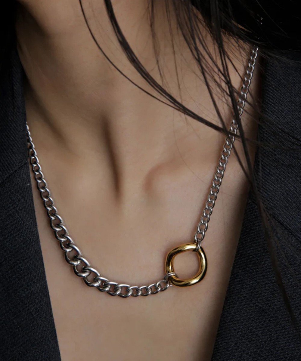 【シモエ/simoe】のHug Necklace 01 人気、トレンドファッション・服の通販 founy(ファニー) 　ファッション　Fashion　レディースファッション　Fashion for Women　ジュエリー　Jewelry　ネックレス　Necklaces & Pendants　アクセサリー　Fashion Accessories　エレガント 上品　Elegant　グラデーション　Gradient, Ombre　シンプル　Simple, Minimal　ジュエリー　Jewelry, Accessories　チェーン　Chain, Chain Strap　ネックレス　Necklace, Pendant Necklace　 other-1|ID: prp329100004549675 ipo3291000000032728887