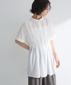 【グリーンパークス/Green Parks】のウエストタックシャツチュニック Off White|ID: prp329100004549788 ipo3291000000032154689