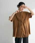 【グリーンパークス/Green Parks】のウエストタックシャツチュニック Camel|ID: prp329100004549788 ipo3291000000032154695