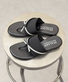 【インター ショシュール/INTER-CHAUSSURES】の【ITALIAN SHOEMAKERS】ビジューストラップトングサンダル ブラック|ID: prp329100004549790 ipo3291000000032583740