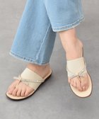 【インター ショシュール/INTER-CHAUSSURES】の【ITALIAN SHOEMAKERS】ビジューストラップトングサンダル ベージュ|ID: prp329100004549790 ipo3291000000032583741