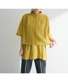 【グリーンパークス/Green Parks】のI SET2点 ギャザーシャツ+布帛インナー Pistachio|ID: prp329100004549809 ipo3291000000032332982
