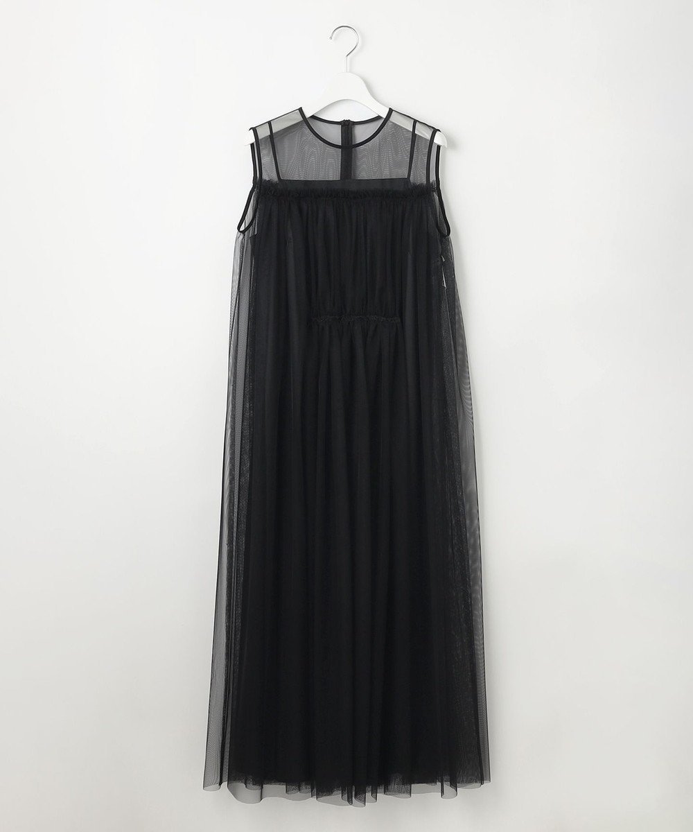 【23区/NIJYUSANKU】の【GOLD LABEL】ソフトチュール ワンピース 人気、トレンドファッション・服の通販 founy(ファニー) 　ファッション　Fashion　レディースファッション　Fashion for Women　ワンピース　Dresses　インナー　Innerwear　春　Spring　秋　Autumn　キャミソール　Camisole, Spaghetti Strap Top　シンプル　Simple, Minimal　チュール　Tulip, Tulip Motif　ノースリーブ　Sleeveless, No-Sleeve　フォルム　Silhouette, Form　フリル　Frill, Ruffle　レギュラー　Regular, Standard Fit　ロング　Long, Long-Length　S/S・春夏　SS, Spring/Summer, Warm Season　おすすめ　Recommended / Our Picks　夏　Summer　2025年　2025　2025春夏・S/S　Spring/Summer 2025 SS25　 other-1|ID: prp329100004549827 ipo3291000000032728498