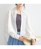 【アースミュージックアンドエコロジー/earth music&ecology】のワイドシルエットシアーシャツ Off White|ID: prp329100004549835 ipo3291000000032154932