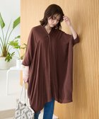 【グリーンパークス/Green Parks】のI レーヨンクレープチュニック Brown|ID: prp329100004549838 ipo3291000000032319259