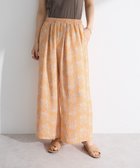 【グリーンパークス/Green Parks】の柄イージーパンツⅠ(ワイド) Orange|ID: prp329100004549846 ipo3291000000032334092
