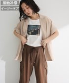 【グリーンパークス/Green Parks】の麻調合繊フレンチスリーブジャケット Light Beige|ID: prp329100004549850 ipo3291000000032155040