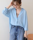 【アメリカンホリック/AMERICAN HOLIC】のシアーボイルレギュラー7分袖シャツ 人気、トレンドファッション・服の通販 founy(ファニー) ファッション Fashion レディースファッション Fashion for Women トップス・カットソー Cut & Sew Tops シャツ・ブラウス・オフィスカジュアル Elegant Blouses & Button-Ups おすすめ Recommended / Our Picks シアー Sheer, See-Through フォルム Silhouette, Form ベーシック Basic, Essential ボトム Bottoms, Lower Wear ポケット Pocket, Pocket Detail 夏 Summer 春 Spring S/S・春夏 SS, Spring/Summer, Warm Season thumbnail Light Blue|ID: prp329100004549863 ipo3291000000032192810