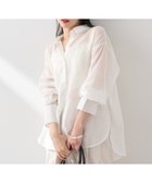 【アースミュージックアンドエコロジー/earth music&ecology】のシアーストライプシャツ Off White|ID: prp329100004549868 ipo3291000000032728537