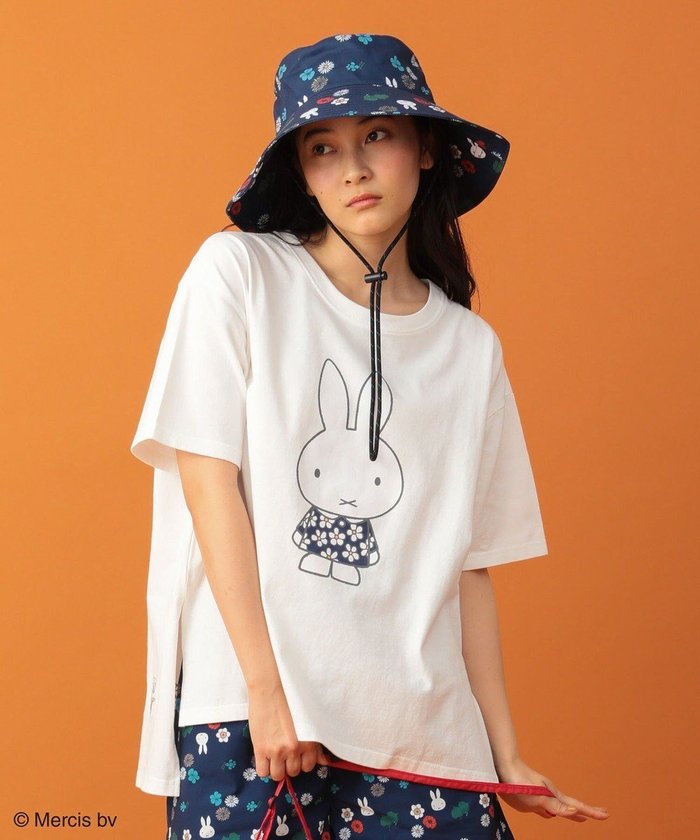 【グリーンパークス/Green Parks】のmiffy/miffyプリントTシャツ インテリア・キッズ・メンズ・レディースファッション・服の通販 founy(ファニー) https://founy.com/ ファッション Fashion レディースファッション Fashion for Women トップス・カットソー Cut & Sew Tops シャツ・ブラウス・オフィスカジュアル Elegant Blouses & Button-Ups ロングTシャツ・Tシャツ Longline T-Shirts & Tees カットソー・ベーシックTシャツ Cut-and-Sewn Tops / Stretch Tees & Basics イラスト Illustration カットソー Cut and Sewn Top プリント Print, Printed Pattern ボトム Bottoms, Lower Wear ポケット Pocket, Pocket Detail 夏 Summer 春 Spring S/S・春夏 SS, Spring/Summer, Warm Season |ID: prp329100004549877 ipo3291000000032155198