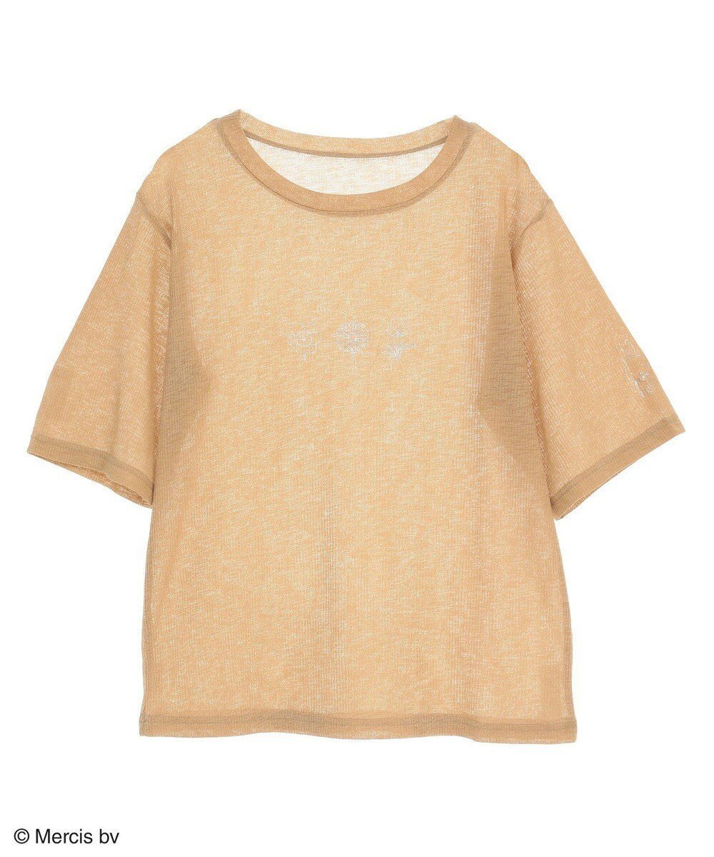 【グリーンパークス/Green Parks】のmiffy/シアーリブプリントTシャツ インテリア・キッズ・メンズ・レディースファッション・服の通販 founy(ファニー) 　ファッション　Fashion　レディースファッション　WOMEN　トップス・カットソー　Tops/Tshirt　シャツ/ブラウス　Shirts/Blouses　ロング / Tシャツ　T-Shirts　カットソー　Cut and Sewn　おすすめ　Recommend　カットソー　Cut And Sew　キャラクター　Character　シンプル　Simple　プリント　Print　ベーシック　Basic　ポケット　Pocket　ワンポイント　One Point　夏　Summer　春　Spring　S/S・春夏　Ss・Spring/Summer　羽織　Haori　Beige|ID: prp329100004549879 ipo3291000000032155218