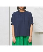 【ジェイプレスヨークストリート/J.PRESS YORK STREET】の【WOMEN】バックドレープドルマン ブラウス 人気、トレンドファッション・服の通販 founy(ファニー) ファッション Fashion レディースファッション Fashion for Women トップス・カットソー Cut & Sew Tops シャツ・ブラウス・オフィスカジュアル Elegant Blouses & Button-Ups 春 Spring ギャザー Gathered, Ruffled シンプル Simple, Minimal ドレープ Drape, Draping Fabric バランス Balance, Style Balance リラックス Relax, Relaxed Fit S/S・春夏 SS, Spring/Summer, Warm Season 夏 Summer thumbnail ネイビー系|ID: prp329100004549888 ipo3291000000033247711
