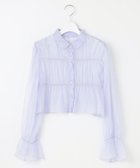 【フェルゥ/Feroux】の【洗える】シャーリングシアー シャツ スカイブルー系|ID: prp329100004550037 ipo3291000000034767541