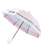 【ムーンバット/MOONBAT】のestaa 晴雨兼用 長傘 グログランテープリボン 日傘 遮光 遮熱 UV ペールピンク|ID: prp329100004550137 ipo3291000000032525762