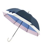【ムーンバット/MOONBAT】のestaa 晴雨兼用 長傘 グログランテープリボン 日傘 遮光 遮熱 UV ディープブルー|ID: prp329100004550137 ipo3291000000032525764