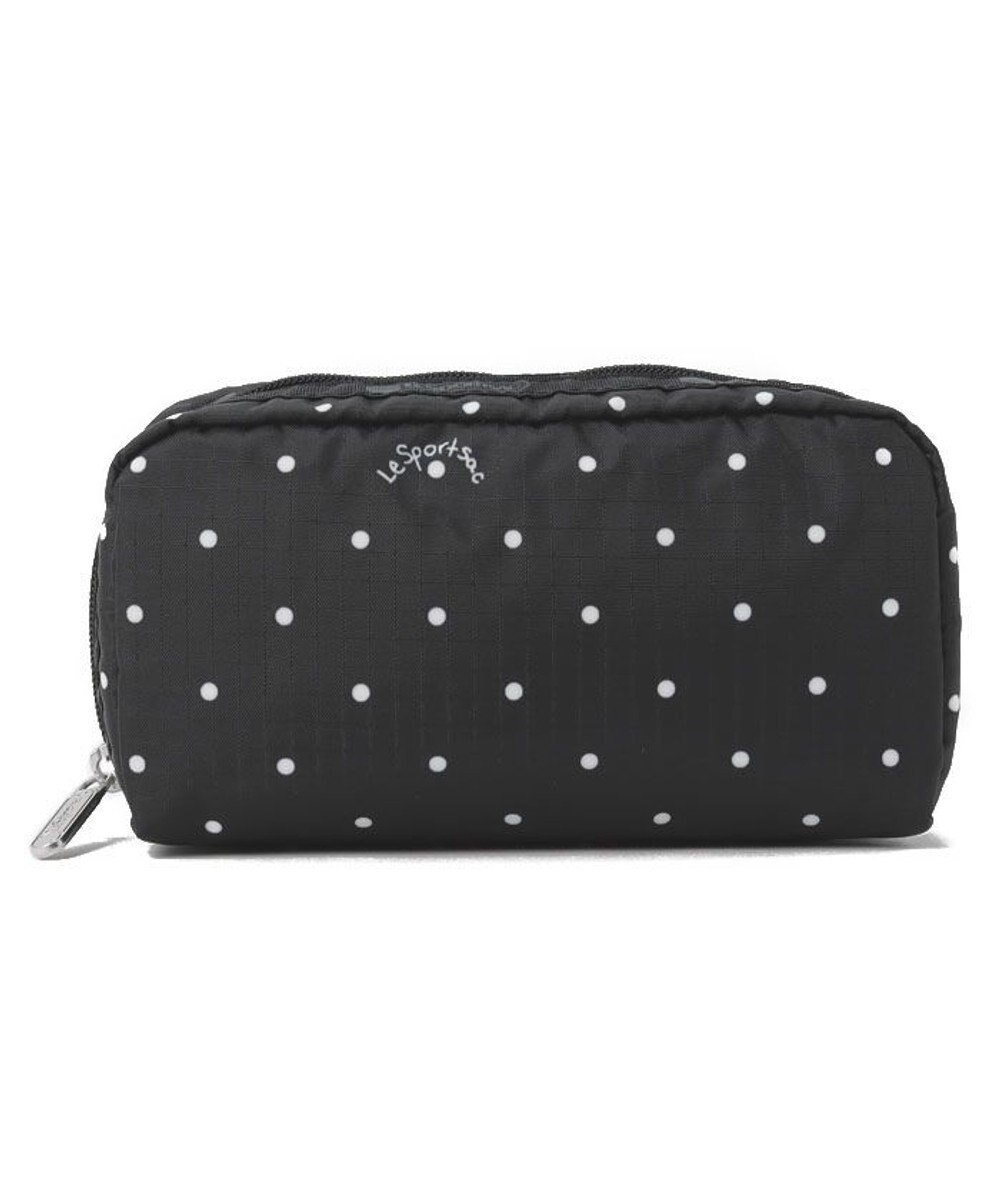 【レスポートサック/LeSportsac】のRECTANGULAR COSMETIC/プティドット インテリア・キッズ・メンズ・レディースファッション・服の通販 founy(ファニー) 　ファッション　Fashion　レディースファッション　Fashion for Women　ミニ財布・二つ折り財布　Wallets & Card Cases　ポーチ&ミニバッグ　Pouches & Mini Bags　シンプル　Simple, Minimal　スクエア　Square, Square Shape　ドット　Polka Dot, Dot Pattern　ベーシック　Basic, Essential　ポケット　Pocket, Pocket Detail　ポーチ　Pouch, Small Case　モノトーン　Monotone, Black and White　財布　Wallet, Purse　プティドット|ID: prp329100004550140 ipo3291000000033587518