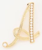 【エニー/ANY】の【WEB/一部店舗限定】パールイニシャルブローチ A|ID: prp329100004550193 ipo3291000000034282393