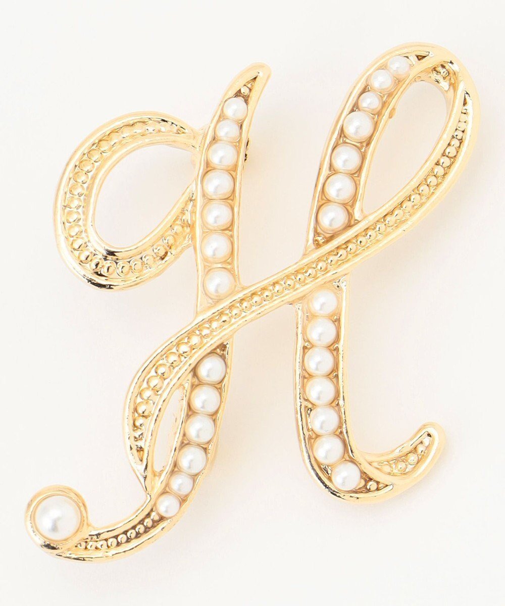 【エニー/ANY】の【WEB/一部店舗限定】パールイニシャルブローチ インテリア・キッズ・メンズ・レディースファッション・服の通販 founy(ファニー) 　ファッション　Fashion　レディースファッション　Fashion for Women　アクセサリー　Fashion Accessories　ストール　Stole, Wrap　パール　Pearl, Pearl Accent　ブローチ　Brooch, Pin Brooch　モチーフ　Motif, Design Theme　ワンポイント　One Point, Statement Accent　再入荷　Restock / Back in Stock　おすすめ　Recommended / Our Picks　エレガント 上品　Elegant　セレモニー　Ceremony　ギフト プレゼント　Gift / Present　H|ID: prp329100004550193 ipo3291000000034282394