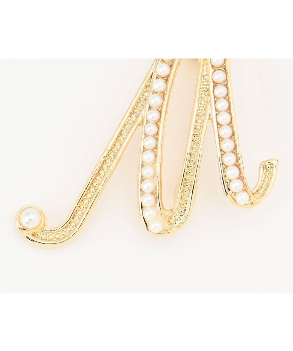 【エニー/ANY】の【WEB/一部店舗限定】パールイニシャルブローチ インテリア・キッズ・メンズ・レディースファッション・服の通販 founy(ファニー) 　ファッション　Fashion　レディースファッション　Fashion for Women　アクセサリー　Fashion Accessories　ストール　Stole, Wrap　パール　Pearl, Pearl Accent　ブローチ　Brooch, Pin Brooch　モチーフ　Motif, Design Theme　ワンポイント　One Point, Statement Accent　再入荷　Restock / Back in Stock　おすすめ　Recommended / Our Picks　エレガント 上品　Elegant　セレモニー　Ceremony　ギフト プレゼント　Gift / Present　M|ID: prp329100004550193 ipo3291000000034282396