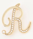 【エニー/ANY】の【WEB/一部店舗限定】パールイニシャルブローチ R|ID: prp329100004550193 ipo3291000000034282398