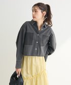 【グリーンパークス/Green Parks】のショート丈デニムシャツ 人気、トレンドファッション・服の通販 founy(ファニー) ファッション Fashion レディースファッション Fashion for Women トップス・カットソー Cut & Sew Tops シャツ・ブラウス・オフィスカジュアル Elegant Blouses & Button-Ups おすすめ Recommended / Our Picks ショート Short, Short Length デニム Denim, Jeans Material ポケット Pocket, Pocket Detail ワイド Wide, Wide Fit 夏 Summer 春 Spring S/S・春夏 SS, Spring/Summer, Warm Season thumbnail Black|ID: prp329100004550207 ipo3291000000033499788