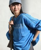 【グリーンパークス/Green Parks】の袖パイピングロゴチュニック Blue|ID: prp329100004550319 ipo3291000000032557868