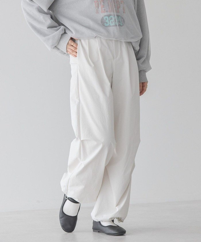 【アメリカンホリック/AMERICAN HOLIC】のパラシュートパンツ インテリア・キッズ・メンズ・レディースファッション・服の通販 founy(ファニー) https://founy.com/ ファッション Fashion レディースファッション Fashion for Women パンツ Pants & Trousers おすすめ Recommended / Our Picks シンプル Simple, Minimal ロング Long, Long-Length ワイド Wide, Wide Fit 夏 Summer 春 Spring S/S・春夏 SS, Spring/Summer, Warm Season |ID: prp329100004550345 ipo3291000000032563849