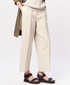 【23区/NIJYUSANKU】の【Oggi4月号掲載/洗える】ハイカウントライトクロス クロップド パンツ ベージュ系|ID: prp329100004550416 ipo3291000000032453861