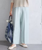 【23区/NIJYUSANKU】の【Oggi4月号掲載/洗える】ハイカウントライトクロス クロップド パンツ スモーキーグリーン系|ID: prp329100004550416 ipo3291000000032453863