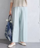 【23区/NIJYUSANKU】の【Oggi4月号掲載/洗える】ハイカウントライトクロス クロップド パンツ スモーキーグリーン系|ID: prp329100004550416 ipo3291000000033406119