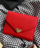 【ウィゴー/WEGO】のハートレターミニウォレット 人気、トレンドファッション・服の通販 founy(ファニー) ファッション Fashion レディースファッション Ladies' Fashion Online 財布 Wallets おすすめ Recommend ガーリー Girly シンプル Simple スマホ Smartphone ワンポイント One Point 再入荷 Restock/Back In Stock/Re Arrival 財布 Wallet thumbnail レッド|ID: prp329100004550449 ipo3291000000032570932