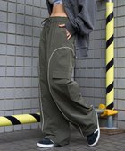 【ウィゴー/WEGO】の【ユニセックス着用ITEM/ウエストゴム】イージーパイピングカーゴパンツ カーキ|ID: prp329100004550462 ipo3291000000033666850