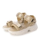 【モード エ ジャコモ/MODE ET JACOMO】のcarino 厚底ダブルベルトスポーツサンダル ベージュ|ID: prp329100004550475 ipo3291000000032329111