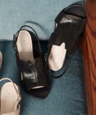 【リーガル フットコミュニティ/REGAL FOOT COMMUNITY】の【ビューフィット】A61Y ウエッジサンダル サンダル ブラック型押|ID: prp329100004550481 ipo3291000000032193114
