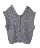 【アースミュージックアンドエコロジー/earth music&ecology】のファンシーヤーンベスト Charcoal Gray|ID: prp329100004550497 ipo3291000000032571931