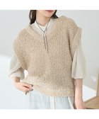 【アースミュージックアンドエコロジー/earth music&ecology】のファンシーヤーンベスト 人気、トレンドファッション・服の通販 founy(ファニー) ファッション Fashion レディースファッション Fashion for Women アウター Coat / Outerwear Collection トップス・カットソー Cut & Sew Tops ベスト&ジレ / 重ね着スタイル Vests & Gilets おすすめ Recommended / Our Picks ベスト Vest, Waistcoat ポケット Pocket, Pocket Detail 夏 Summer 春 Spring S/S・春夏 SS, Spring/Summer, Warm Season 羽織 Haori, Light Jacket thumbnail Beige|ID: prp329100004550497 ipo3291000000034272057