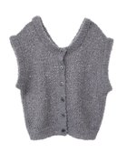 【アースミュージックアンドエコロジー/earth music&ecology】のファンシーヤーンベスト 人気、トレンドファッション・服の通販 founy(ファニー) ファッション Fashion レディースファッション Fashion for Women アウター Coat / Outerwear Collection トップス・カットソー Cut & Sew Tops ベスト&ジレ / 重ね着スタイル Vests & Gilets おすすめ Recommended / Our Picks ベスト Vest, Waistcoat ポケット Pocket, Pocket Detail 夏 Summer 春 Spring S/S・春夏 SS, Spring/Summer, Warm Season 羽織 Haori, Light Jacket thumbnail Charcoal Gray|ID: prp329100004550497 ipo3291000000034272059