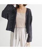 【グリーンパークス/Green Parks】のI 前後2way メッシュショート丈カーディガン 人気、トレンドファッション・服の通販 founy(ファニー) ファッション Fashion レディースファッション Fashion for Women トップス・カットソー Cut & Sew Tops カーディガン・羽織り Layered Style Cardigans おすすめ Recommended / Our Picks カーディガン Cardigan, Knitwear ショート Short, Short Length ポケット Pocket, Pocket Detail メッシュ Mesh, Net Fabric ワイド Wide, Wide Fit 夏 Summer 春 Spring S/S・春夏 SS, Spring/Summer, Warm Season thumbnail Charcoal Gray|ID: prp329100004550503 ipo3291000000032160046