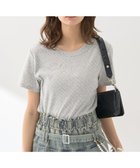 【アースミュージックアンドエコロジー/earth music&ecology】のドットプリントTシャツ Gray|ID: prp329100004550504 ipo3291000000033491799