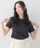 【アースミュージックアンドエコロジー/earth music&ecology】のドットプリントTシャツ Black|ID: prp329100004550504 ipo3291000000033491803