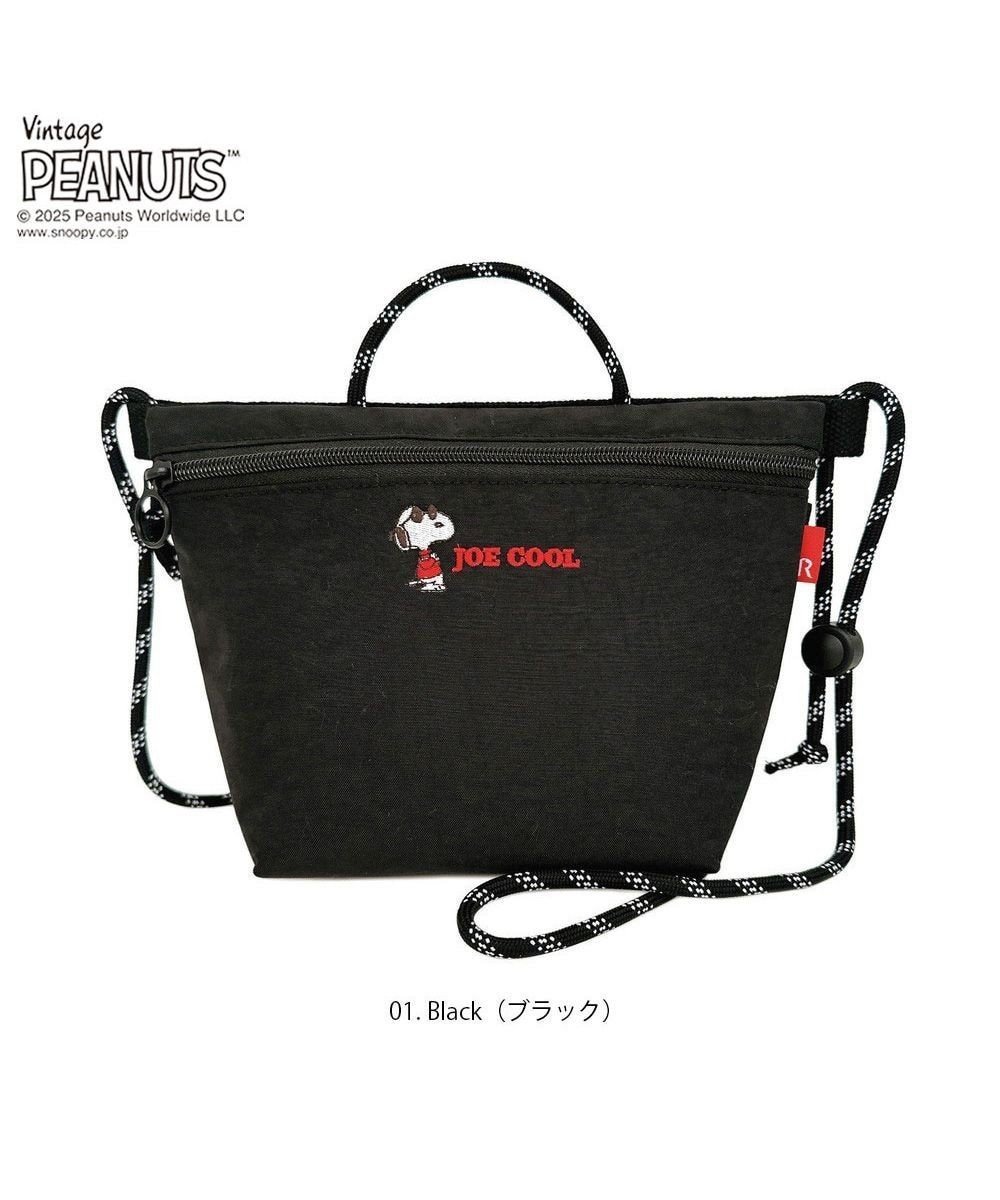 【ルートート/ROOTOTE】の8438【スヌーピー】IP.サコッシュ.ポリ.ピーナッツ-0F インテリア・キッズ・メンズ・レディースファッション・服の通販 founy(ファニー) 　ファッション　Fashion　レディースファッション　Fashion for Women　カメラ　Camera Accessories　クッション　Cushion, Throw Pillow　クール　Cool, Chic　軽量　Lightweight, Ultra Light　ショルダー　Shoulder, Shoulder Strap　シンプル　Simple, Minimal　財布　Wallet, Purse　ベーシック　Basic, Essential　ポケット　Pocket, Pocket Detail　メッシュ　Mesh, Net Fabric　ワッシャー　Washer, Crinkled Finish　ワンポイント　One Point, Statement Accent　01:ブラック|ID: prp329100004550513 ipo3291000000032729798
