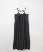 【23区/NIJYUSANKU】の【GOLD LABEL】クリスピーリネンストレッチ キャミソールワンピース ブラック系|ID: prp329100004551057 ipo3291000000032730075