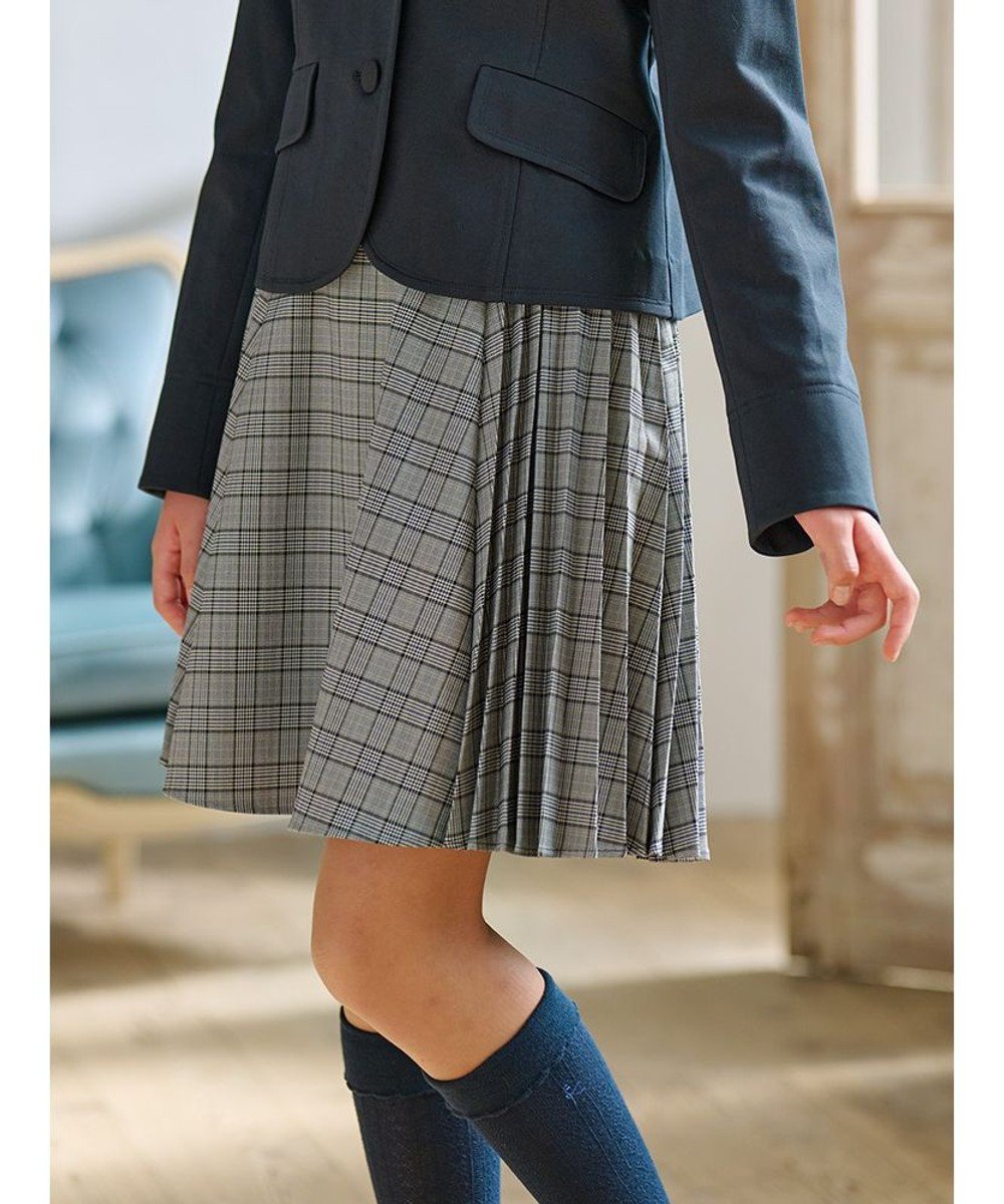【組曲 / KIDS/KUMIKYOKU】の【150-170㎝】サイドプリーツチェック スカート 人気、トレンドファッション・服の通販 founy(ファニー) 　ファッション　Fashion　キッズファッション　KIDS Children’s Clothing　インナー　Inner　セレモニー　Ceremony　チェック　Check　トレンド　Trend　プリーツ　Pleats　ラベンダー　Lavender　卒業式　Graduation Ceremony　夏　Summer　春　Spring　S/S・春夏　Ss・Spring/Summer　 other-1|ID: prp329100004551063 ipo3291000000032573864