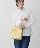 【ルートート/ROOTOTE】の1029【ラミネート加工 正方形型 】SN.スクエア.ラミネート-Q 03:チェック・イエロー|ID: prp329100004551070 ipo3291000000033465757