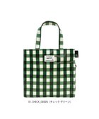 【ルートート/ROOTOTE】の1029【ラミネート加工 正方形型 】SN.スクエア.ラミネート-Q 01:チェック・グリーン|ID: prp329100004551070 ipo3291000000033465759