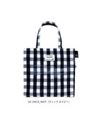 【ルートート/ROOTOTE】の1029【ラミネート加工 正方形型 】SN.スクエア.ラミネート-Q 04:チェック・ネイビー|ID: prp329100004551070 ipo3291000000033465760