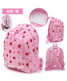 【マザーガーデン/Mother garden / KIDS】のマザーガーデン 子供用 リュック 【Lサイズ 】《 ユニコーン / 野いちご 》 水彩柄・桃|ID: prp329100004551072 ipo3291000000035988205