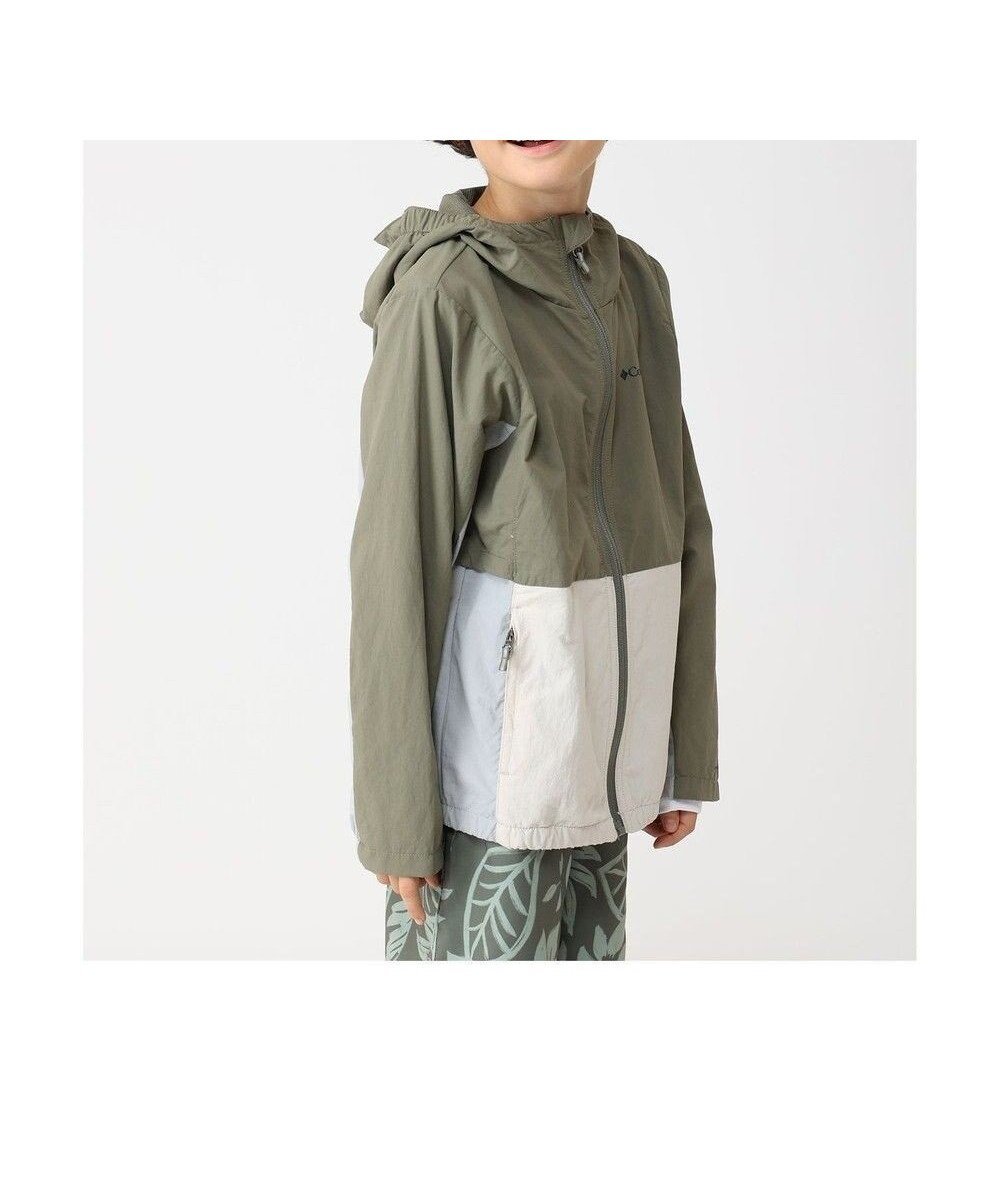 【コロンビア/Columbia / KIDS】のColumbia/ 【KIDS】テイバートレイルウィンドブレイカー /コロンビア インテリア・キッズ・メンズ・レディースファッション・服の通販 founy(ファニー) 　ファッション　Fashion　キッズファッション　Fashion for Kids　アウター　Coat Outerwear /Kids　おすすめ　Recommended / Our Picks　アウトドア　Outdoor Clothing　カラフル　Colorful Design　ジャケット　Jacket, Outerwear　スポーティ　Sporty, Casual Athletic　ポケット　Pocket, Pocket Detail　メッシュ　Mesh, Net Fabric　ライニング　Inner Lining, Inner Fabric, Lined　再入荷　Restock / Back in Stock　切替　Switching, Contrast Panel　夏　Summer　S/S・春夏　SS, Spring/Summer, Warm Season　A/W・秋冬　Autumn/Winter　Stone Green、 Columbia Grey、 Dark Stone|ID: prp329100004551095 ipo3291000000033394943