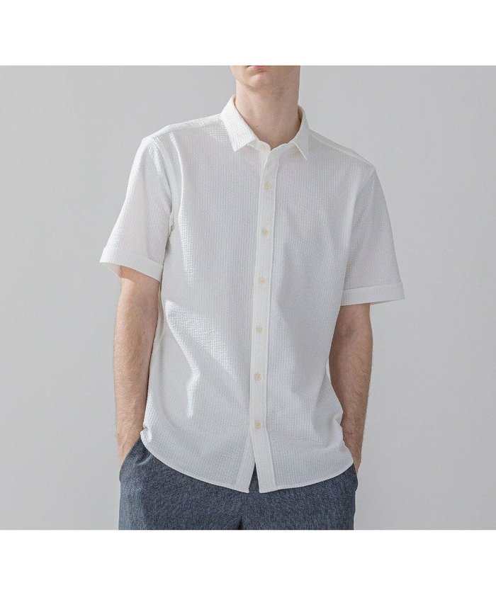 【ジョゼフ オム/JOSEPH HOMME / MEN】の【WEB・一部店舗限定】 ドライサッカーストレッチ 半袖レギュラーカラーシャツ インテリア・キッズ・メンズ・レディースファッション・服の通販 founy(ファニー) https://founy.com/ ファッション Fashion メンズファッション Fashion for Men トップス・カットソー Cut & Sew Tops メンズシャツ Shirts インナー Innerwear サッカー Seersucker, Summer Fabric シンプル Simple, Minimal スペシャル Special, Limited Edition ポケット Pocket, Pocket Detail レギュラー Regular, Standard Fit 半袖 Short Sleeve, Half Sleeve 夏 Summer 春 Spring S/S・春夏 SS, Spring/Summer, Warm Season 無地 Plain, Solid Color |ID: prp329100004551112 ipo3291000000032977697